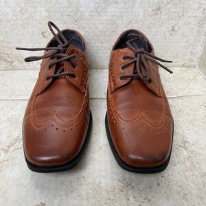Stacy Adam’s boys brown dress shoes size 3M